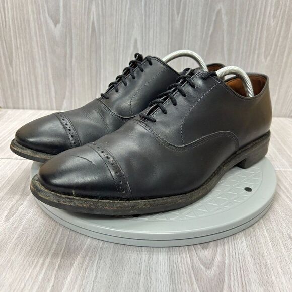 Allen Edmonds Fifth Avenue Cap-Toe Oxford Black Leather Dress Shoe Sz 10.5 main image 6
